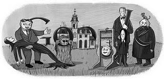 Doodle Charles Addams, le dessinateur de la famille Addams