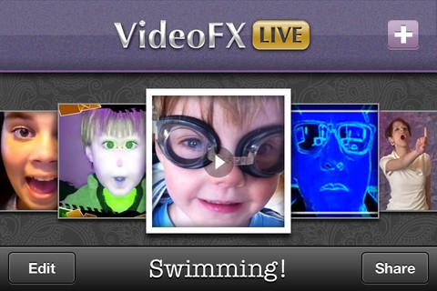 VideoFX Live vous offre 60 effets spéciaux pour vos videos