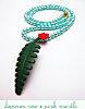Collier feuille d'Adam