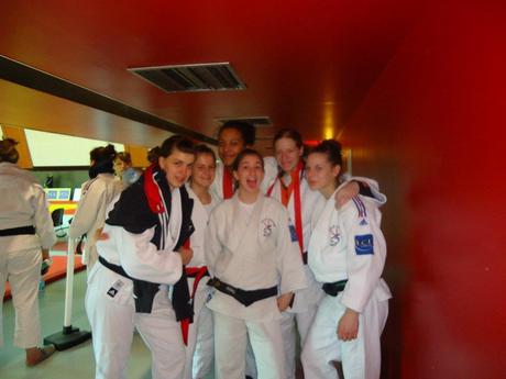 L'équipe féminine junior de Metz Judo, 7e aux Championnats de France 