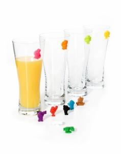 Des amis en silicone pour ne plus perdre son verre