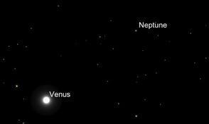 Conjonction de Vénus avec Neptune