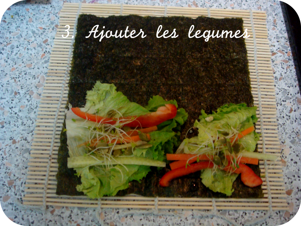 Healthy post: Vegetables sushis