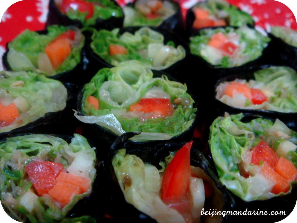 Healthy post: Vegetables sushis