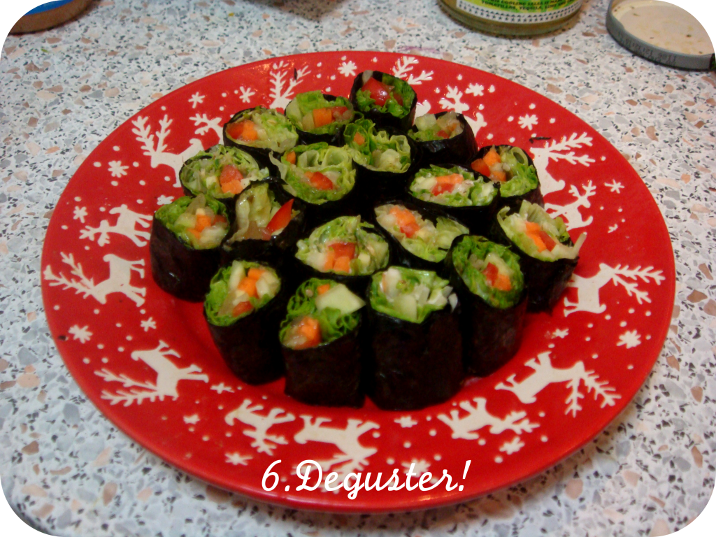 Healthy post: Vegetables sushis