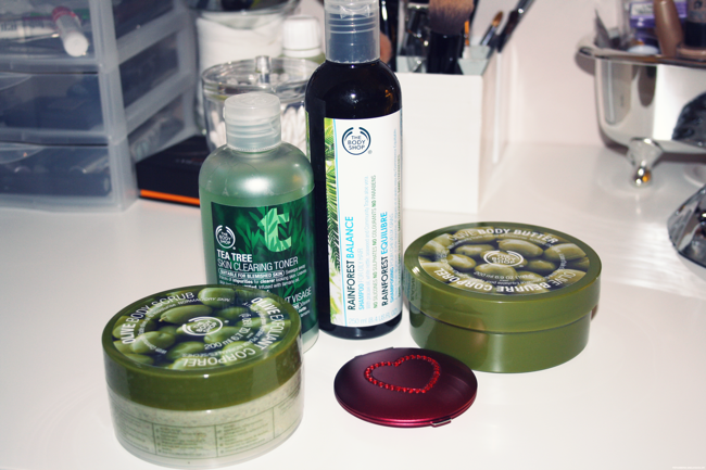 Achats The Body Shop + code promo