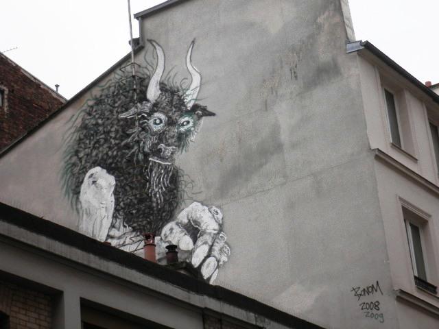 Art urbain à Paris : Bonom
