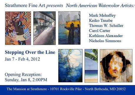 Le North American Watercolor Arts NAWA présente «Stepping Over the Line»  au Strathmore Fine Art