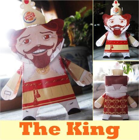Papertoy Burger King ^^