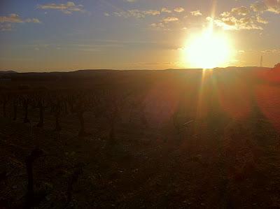 Le soleil se couche...