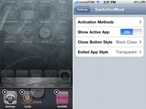 Cydia: SwitcherMod se met à jour pour une compatibilité iOS 5.0.1