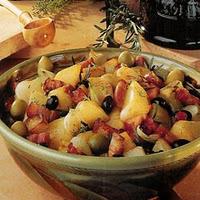 Ragoût de pommes de terre aux 2 olives