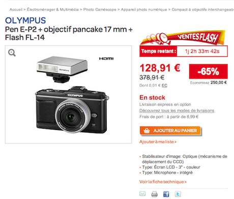 Olympus EP-2  – Carrefour est sans respect pour ses clients