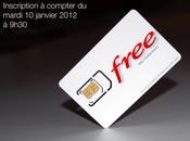 Free Mobile lancement officiel mardi janvier 2012 8h30, inscription 9h30
