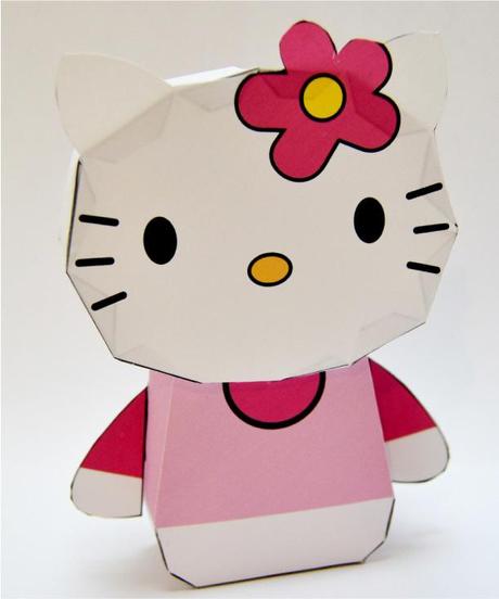 Papertoy Hello Kitty de Bamboogila