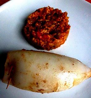 Encornets farcis à la Provencale