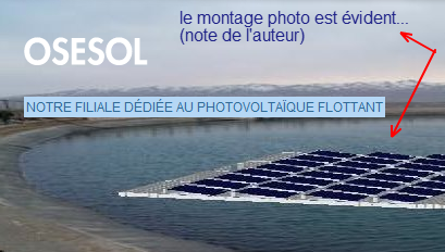 panneaux photovoltaïques flottants, made in Vendée