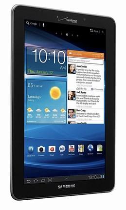 Samsung présente la tablette Galaxy Tab 7.7 LTE pour les US au CES 2012