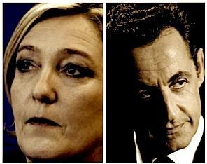 Sarkozy vise un second tour contre Marine Le Pen