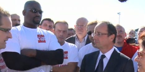 Suivez les déplacements de François Hollande auprès des salariés en danger