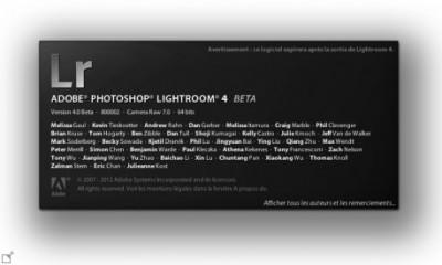 News : sortie de Lightroom 4
