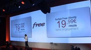 Forfait illimité Free 19,99 € : Le gros coup offre mobile 2012 ?