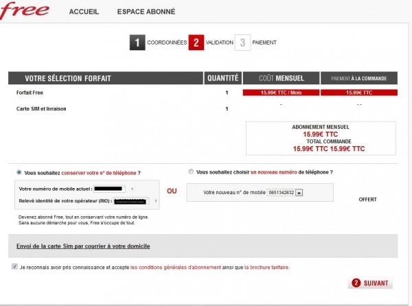 inscription suite 600x446 Free Mobile : Inscription enfin ouvertes ! (ou presque)
