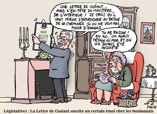 Avec le talent des dessinateurs politiques…