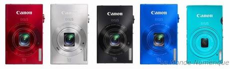 CES 2012 : Canon lance deux nouveaux appareils photo, l’Ixus 125HS et l’Ixus 500 HS