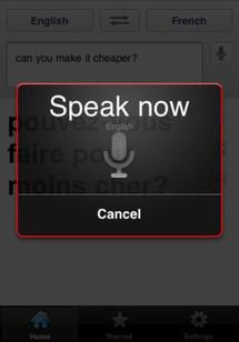 Google Traduction pour iOS, traduisez des mots et des expressions dans plus de 60 langues...
