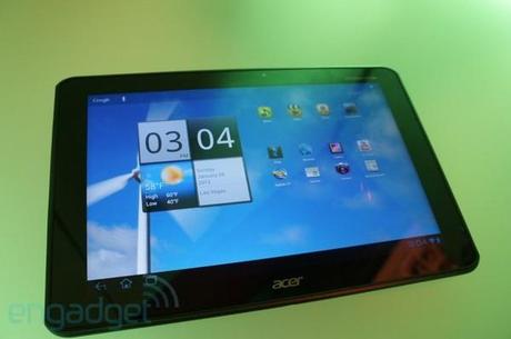 Acer Iconia Tab A700 : Processeur Tegra 3 et Full HD