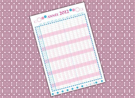 planning colonne annuel 2012