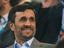 le président iranien a le sourire