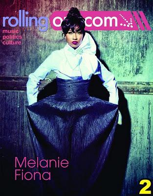 Melanie Fiona pour Rolling Out mag (pix+video)