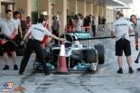 Sam Bird, Mercedes Grand Prix, Formula 1 test in Abu Dhabi 17 November 2011, Formula 1