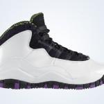 air jordan x gs white violet pop cyber black 4 150x150 Release Date: Air Jordan X GS White–Violet–Cyber 