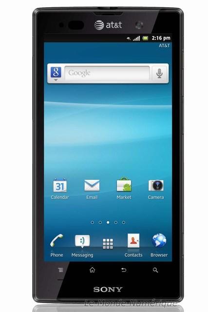 CES 2012 : Sony lance le smartphone Xperia ion, premier modèle LTE de la marque