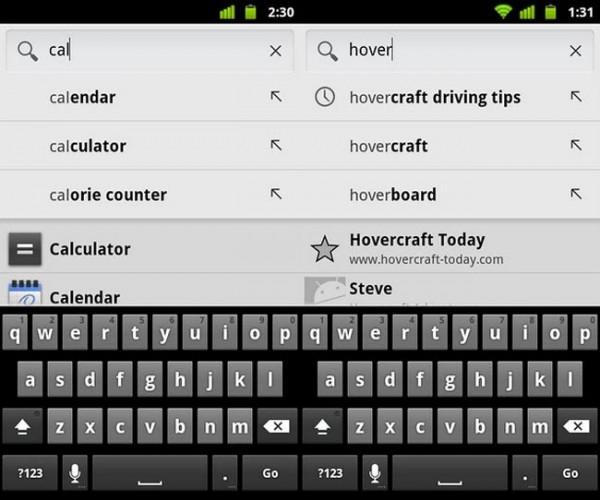 google search android 600x500 Google search mis à jour