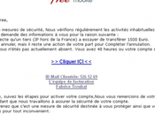 Free Mobile attention phishing