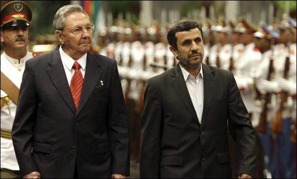 Mahmoud Ahmadinejad reçu à Cuba