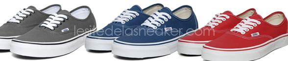 vans authentic Vans Authentic Navy, Red & Pewter/Black dispos