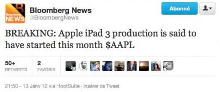 iPad 3: La production démarre