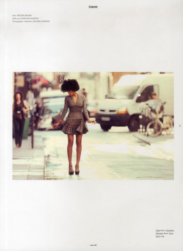 Solange pose pour Oyster Magazine