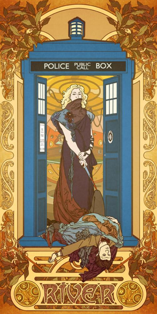 doctor who fanart river geek gnd Doctor who revisité en 10 fanart doctorwho geek gnd geekndev