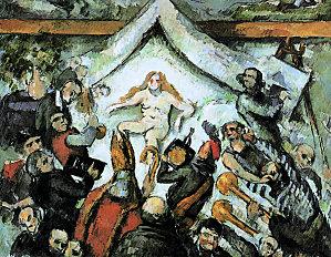 l'eternel feminin ou le veau d'our 1877 Cezanne