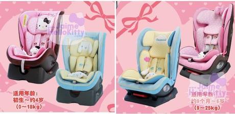 Des sièges autos Sanrio pour enfants (2) http://www.jaimehellokitty.com/images/ARTICLES13/siegeshellokitty.jpg