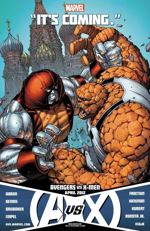 colossus the thing gnd geek avengers xmen Avengers VS X Men geekart geek gnd geekndev