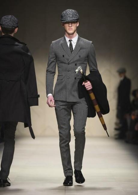 burberry prorsum aw12 menswear collection look 2 494x700 Burberry Prorsum, Automne Hiver 2012
