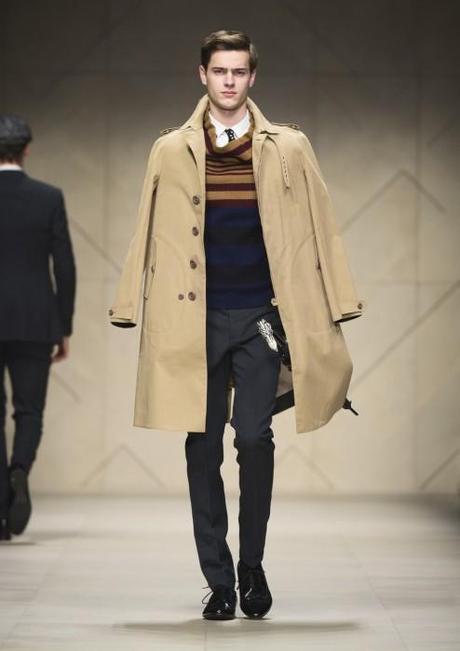 burberry prorsum aw12 menswear collection look 14 494x700 Burberry Prorsum, Automne Hiver 2012