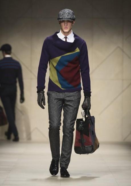 burberry prorsum aw12 menswear collection look 15 494x700 Burberry Prorsum, Automne Hiver 2012